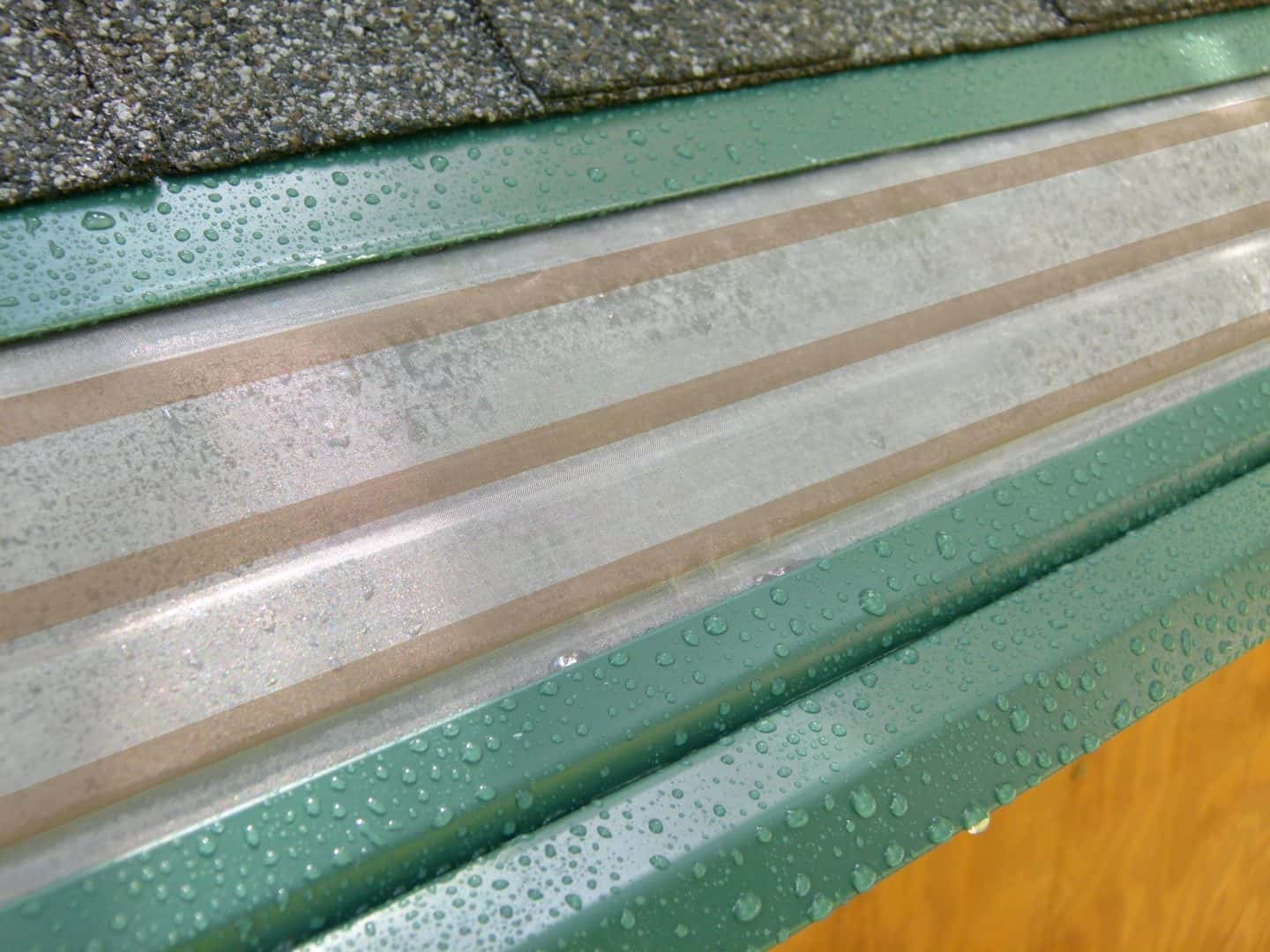 Grecian Green Micromesh Screen Gutter Guards Leaflessgutter Leafless In Seattle